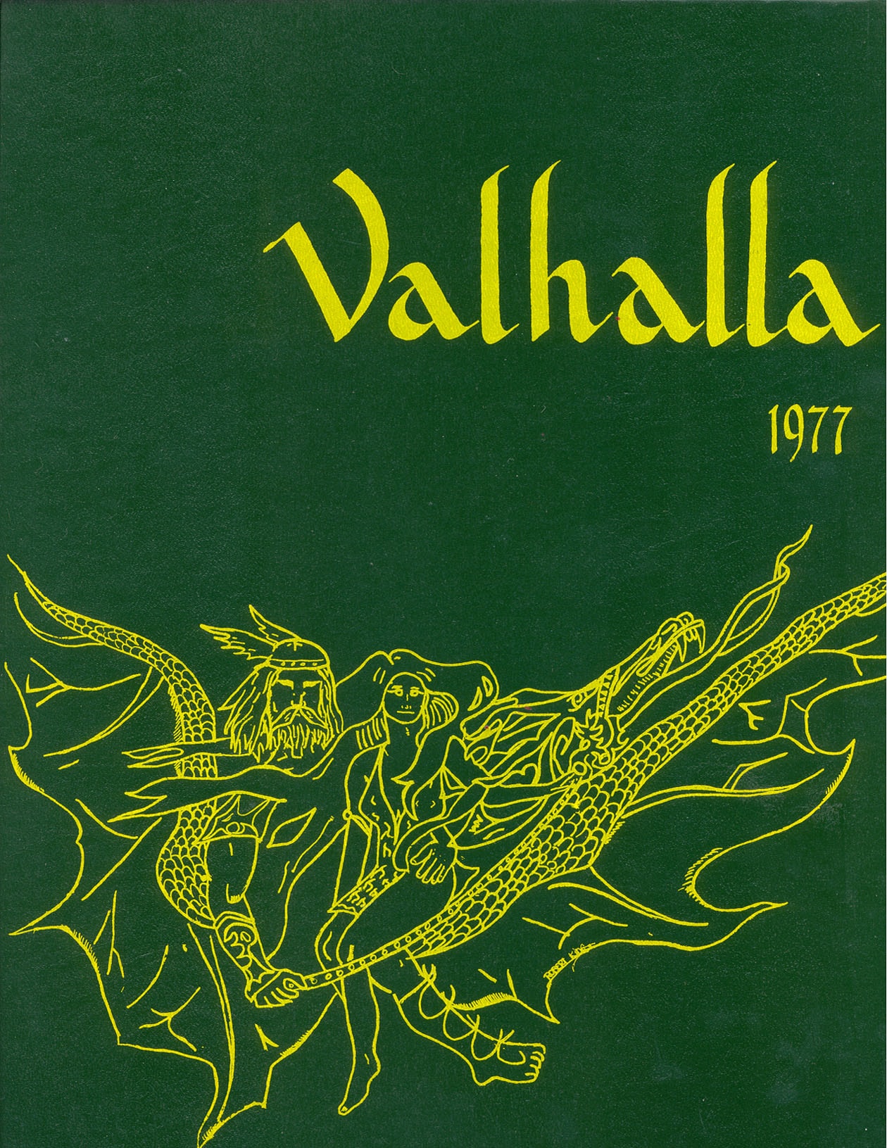 Valhalla 1977 yearbook cover